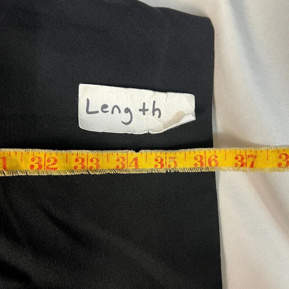 Dress Barn Black Midi Skirt Women's Size 16 Career Pencil Slit Lined Closet‎